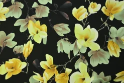 Stretch katoen – Magnolia floral