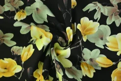 Stretch katoen – Magnolia floral