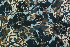 Stretch katoen – Navy art