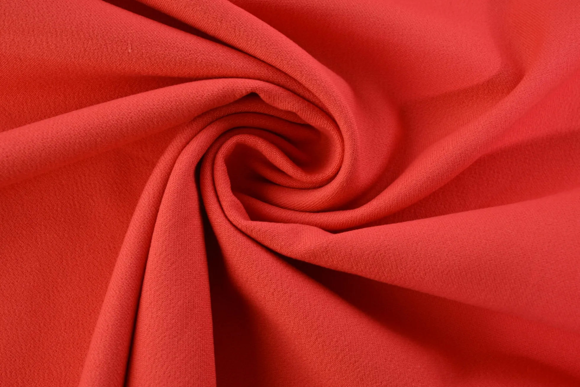 Stretch katoen – Oranje / rood