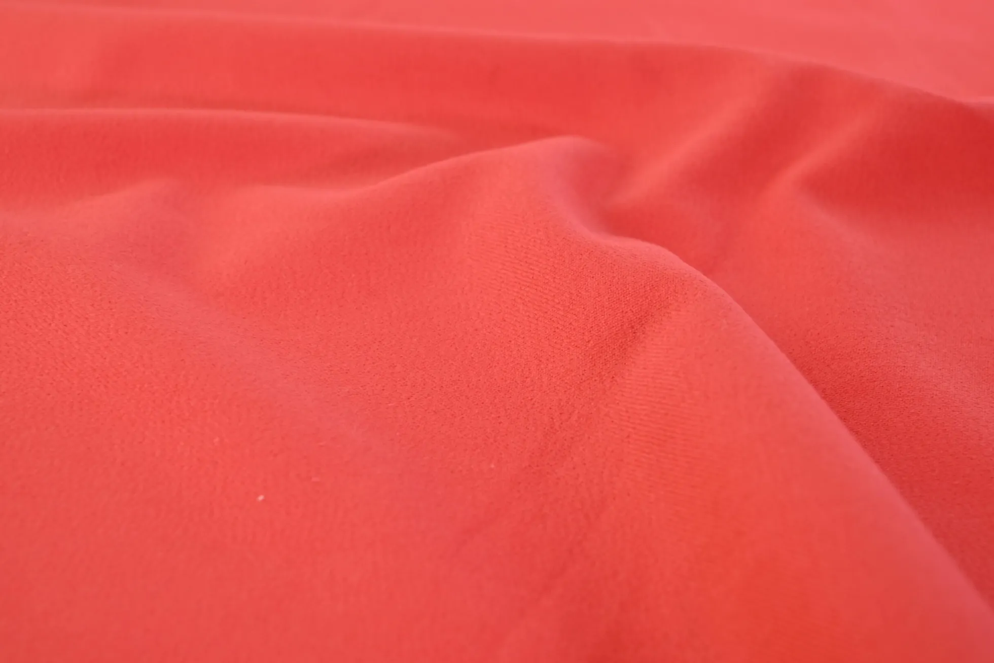 Stretch katoen – Oranje / rood