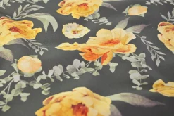 Stretch katoen – Yellow poppy
