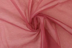 Stretch Tule: Bordeauxrood