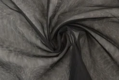Stretch Tule: Zwart