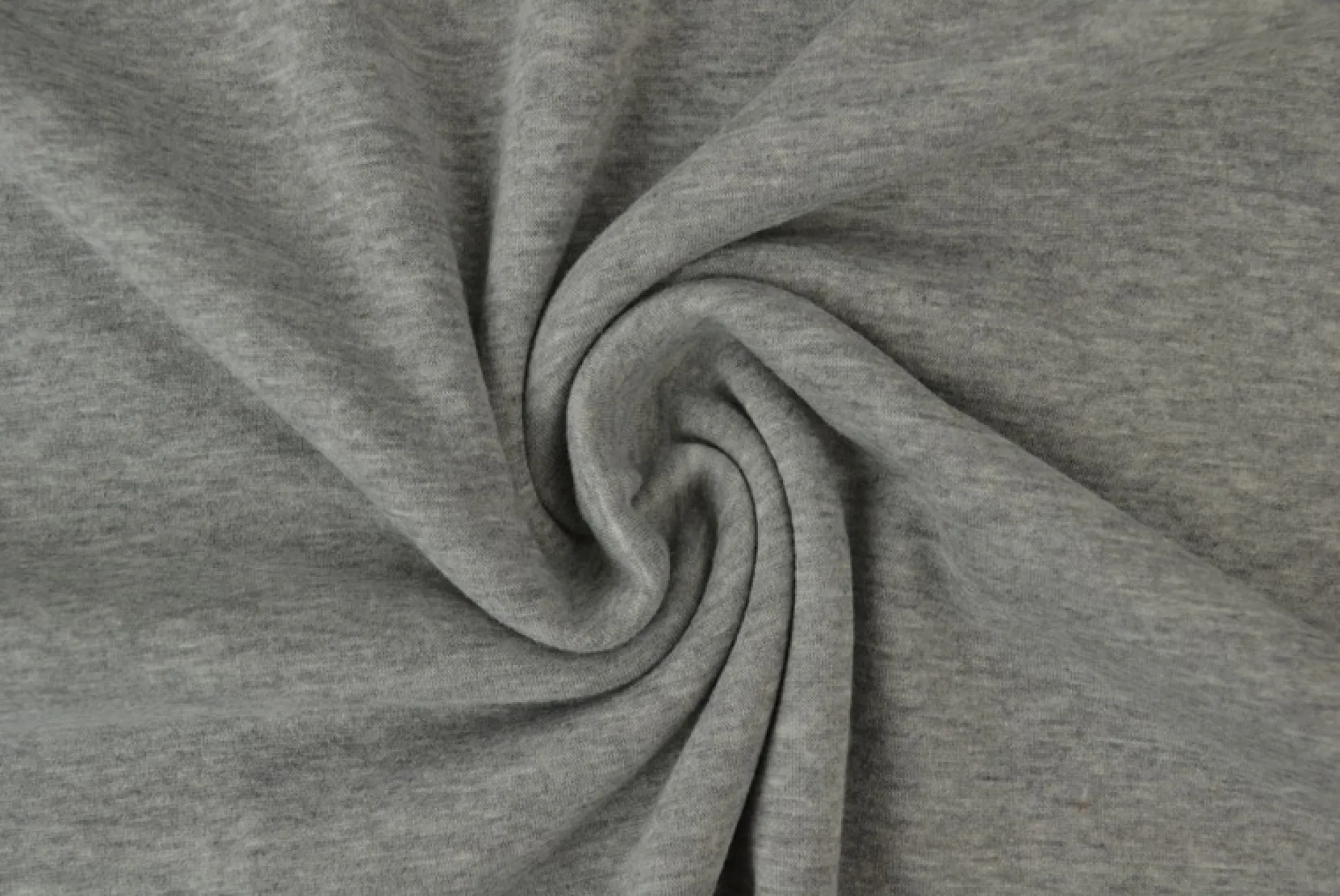 Sweaterstof / Jogging alpenfleece: Zilvergrijs