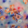 Sweaterstof / Jogging alpenfleece – Kleurrijke bloemen