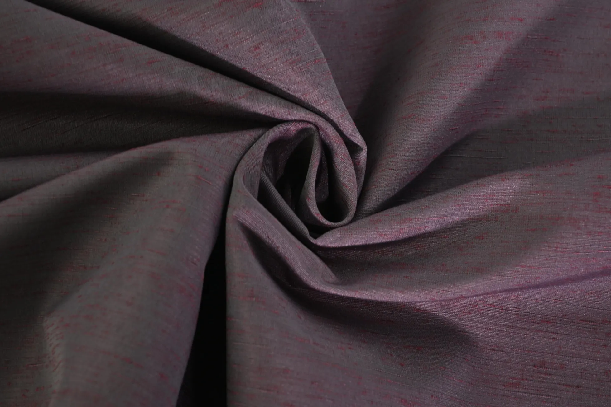 Taft zijde look – Dark purple two-tone