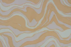 Travelstof – Beige & pink marble flow