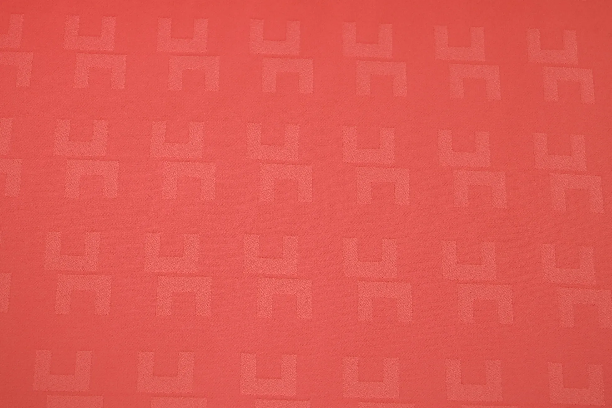 Travelstof – Koraalroze jacquard