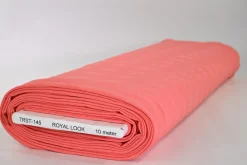 Travelstof – Koraalroze jacquard