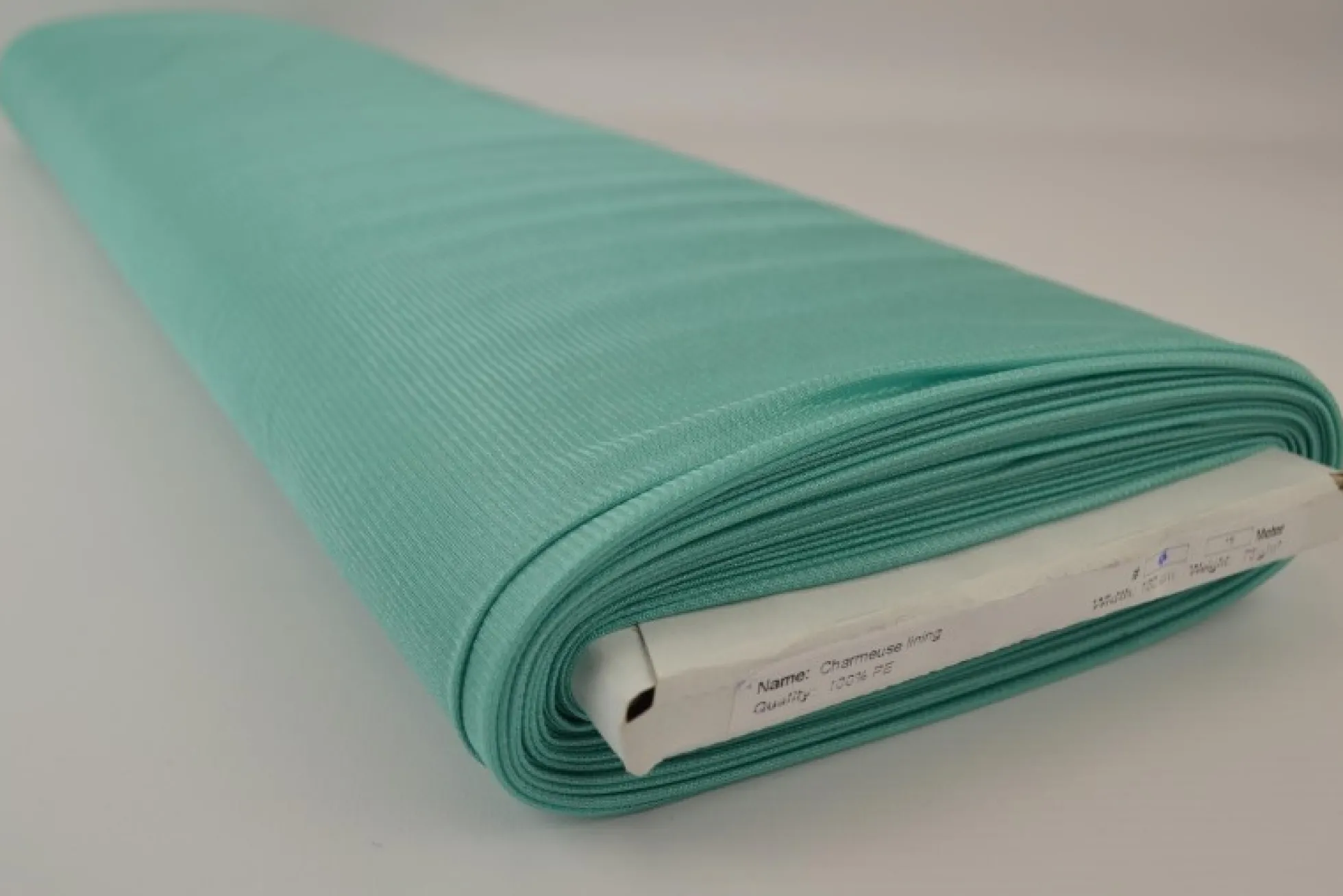 Tricot voering / Charmeuse: Turquoise