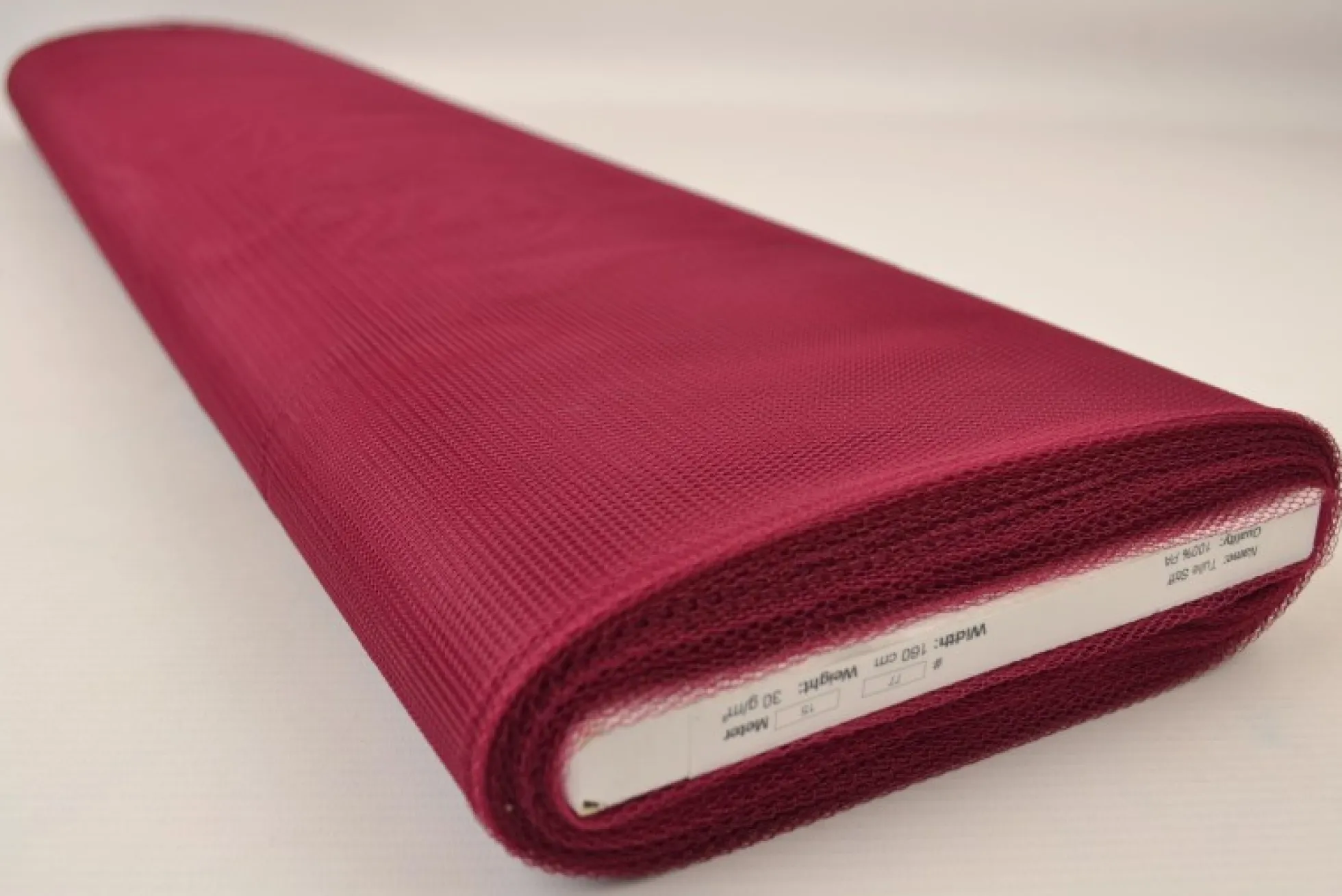 Tule – Bordeauxrood