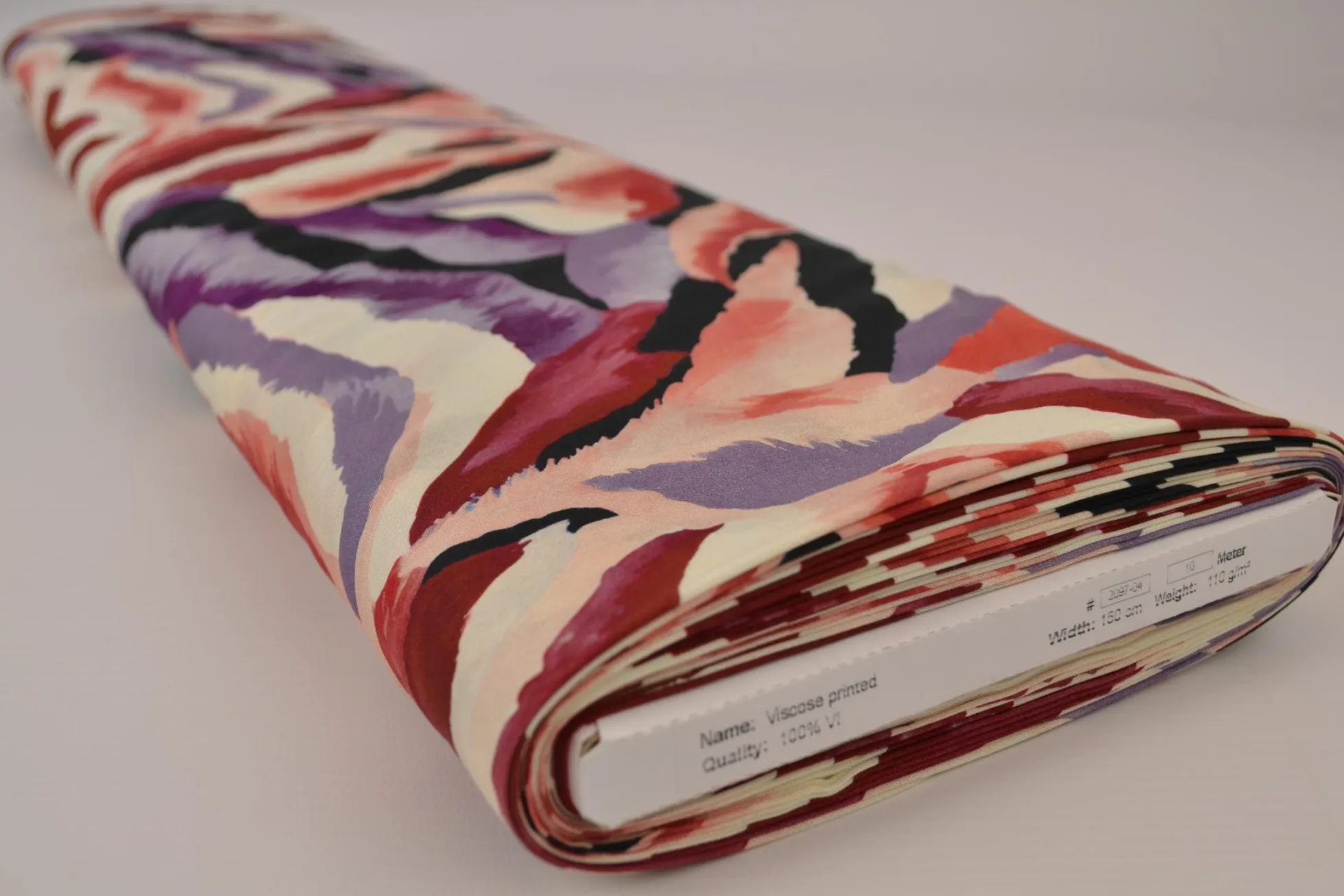 Viscose – Abstract animal red
