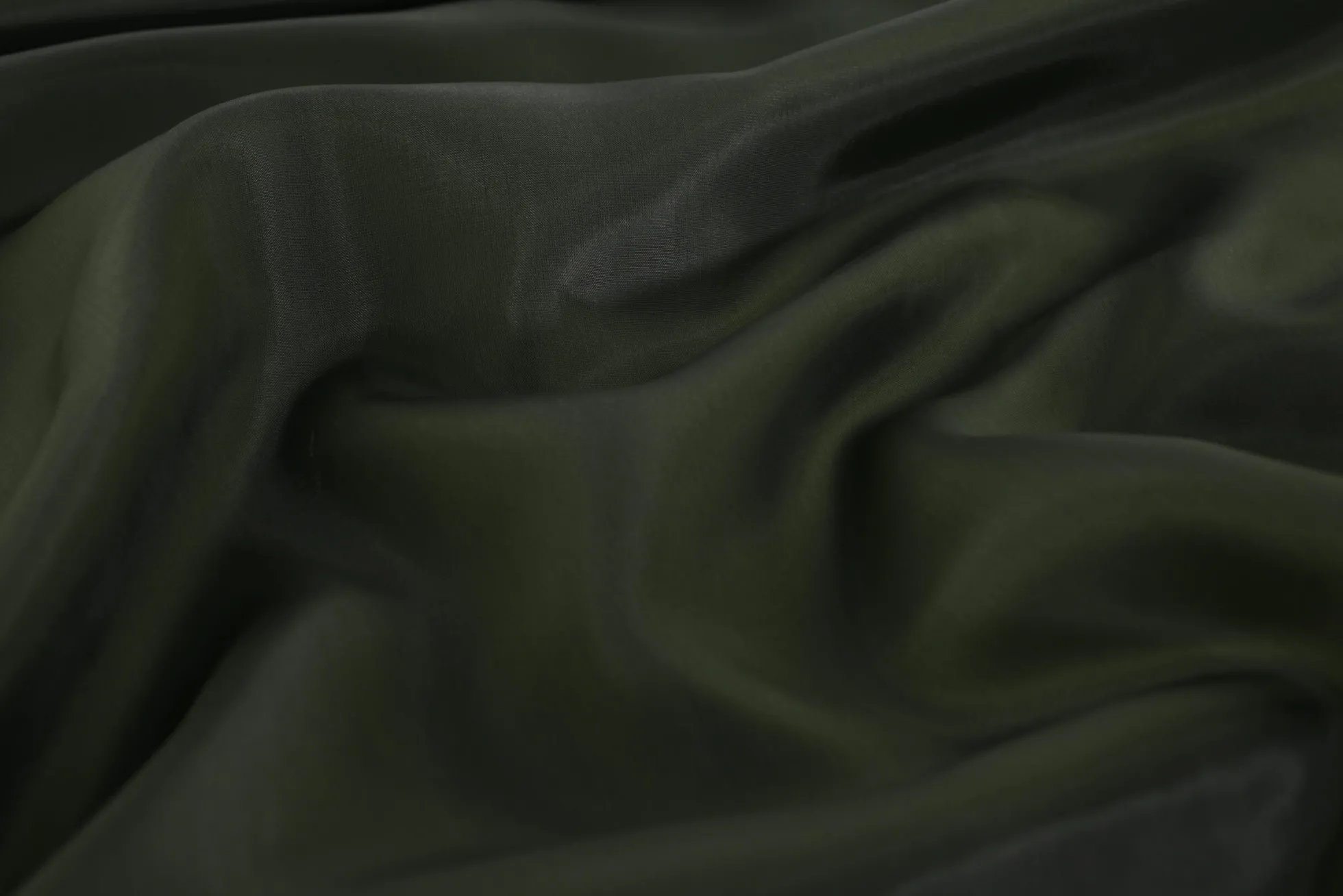 Viscose acetaat voering – Donker mosgroen