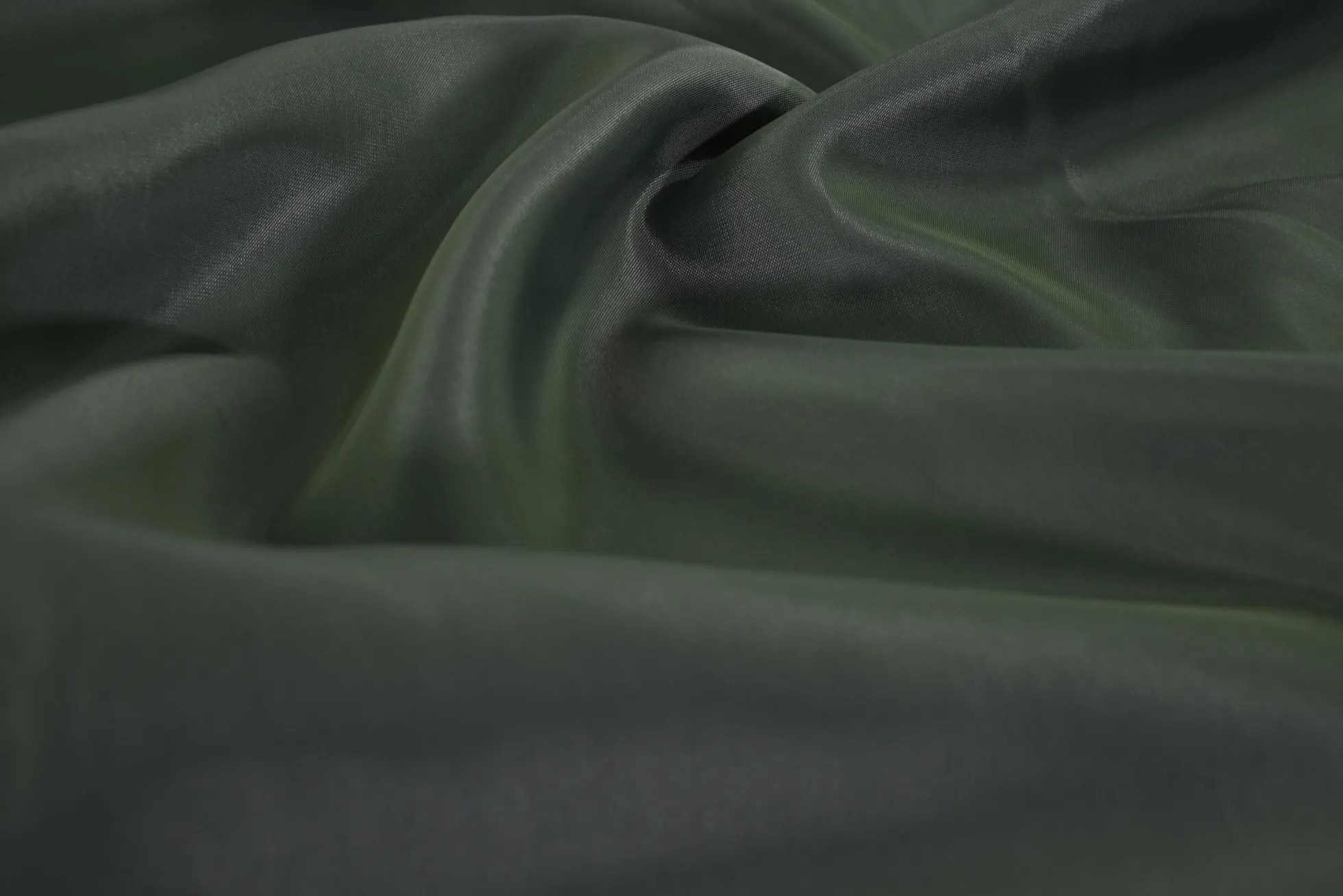 Viscose acetaat voering – Legergroen