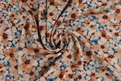 Viscose – Art bloom brown