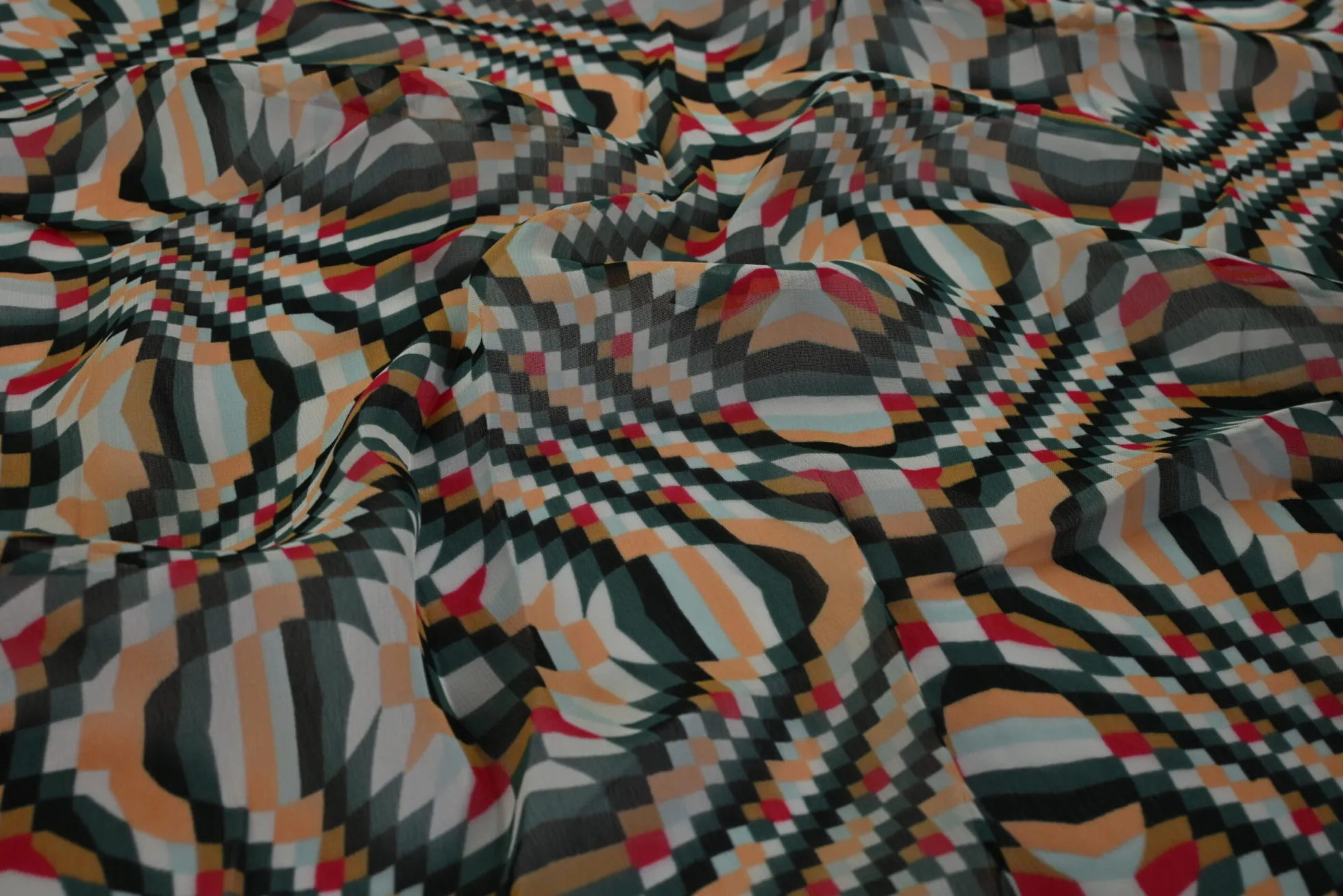 Viscose chiffon – Digital multicolor