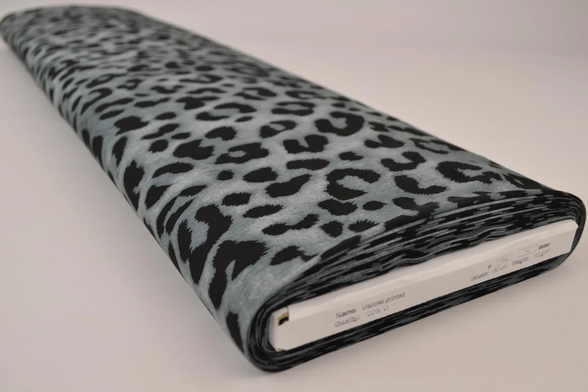 Viscose – Classic leopard grey