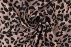 Viscose – Classic leopard taupe