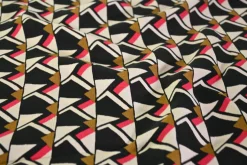 Viscose crêpe – Black triangle