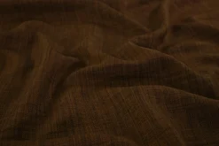 Viscose crêpe – Bruin linnenlook