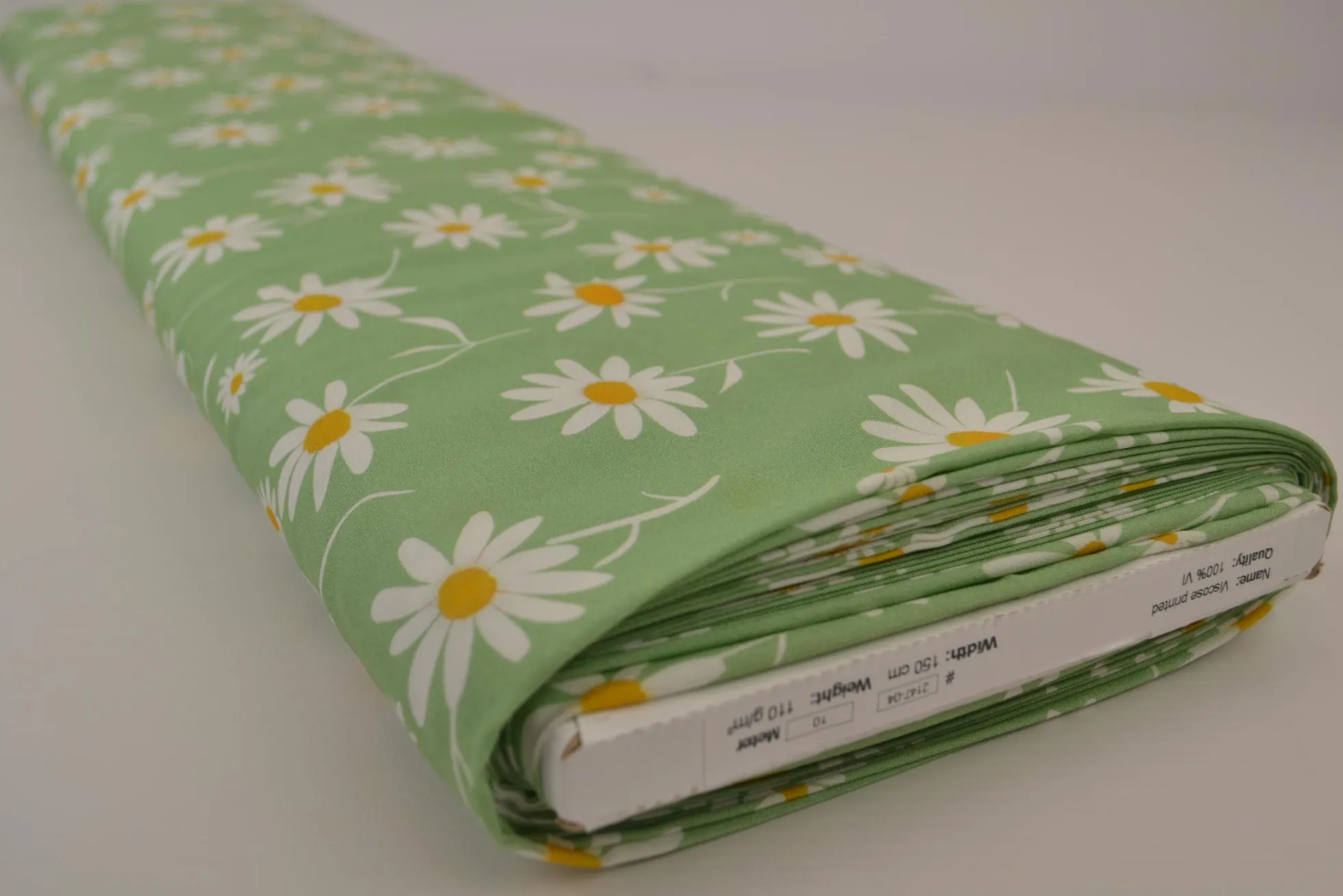 Viscose – Daisy breeze green