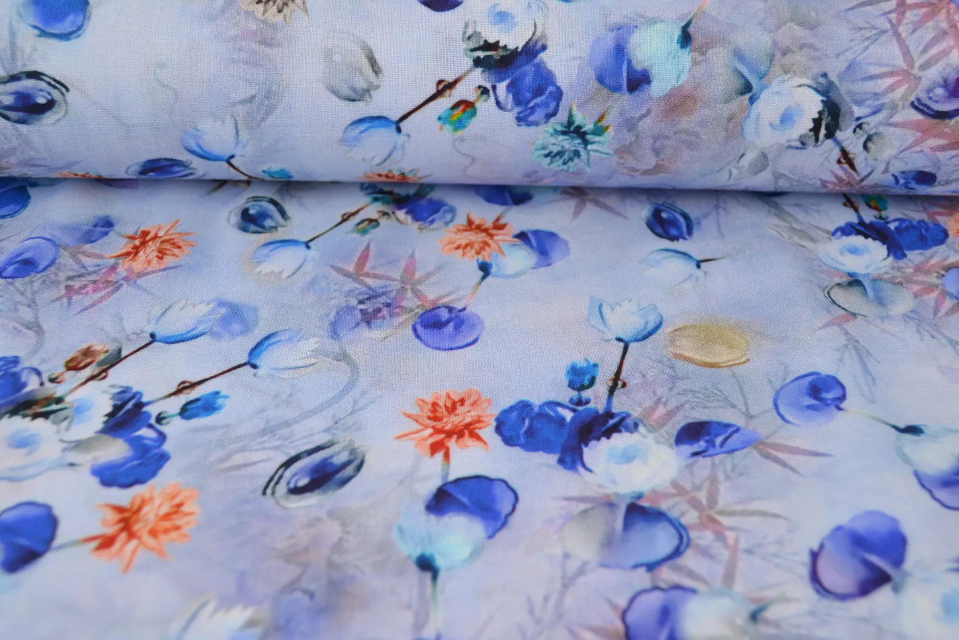 Viscose digitaal – Blue harmony