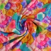 Viscose digitaal – Colorful flowers allover