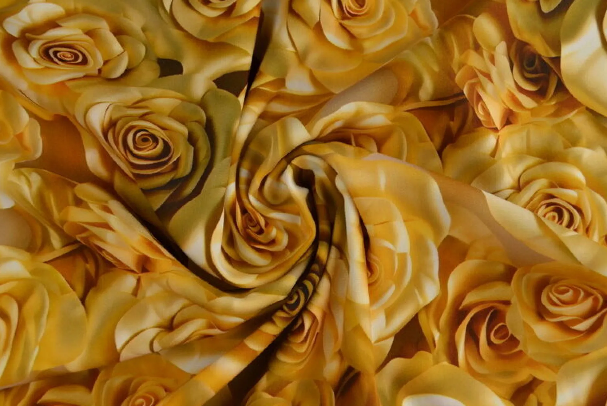 Viscose digitaal – Golden rose