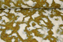 Viscose digitaal – Marble veins olive