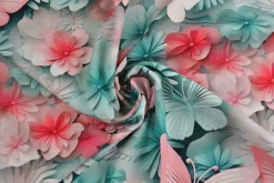 Viscose digitaal – Mint blossom
