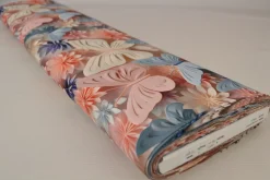 Viscose digitaal – Pastel butterfly