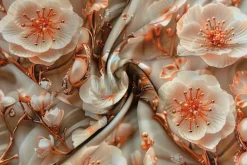 Viscose digitaal – Pearl blossom