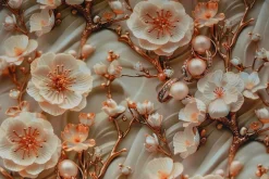 Viscose digitaal – Pearl blossom