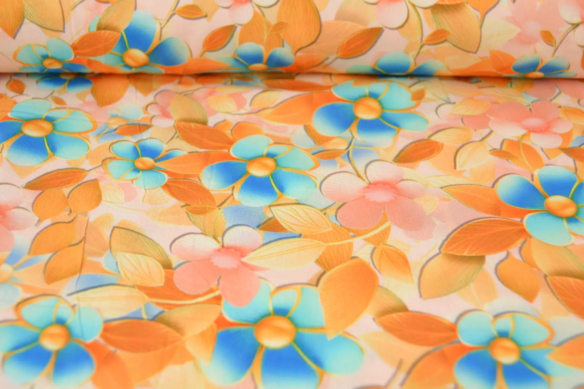 Viscose digitaal – Sunny blossom