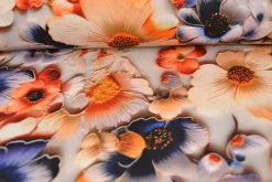 Viscose digitaal – Sunset bloom