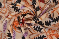 Viscose digitaal – Textured leaves & twig