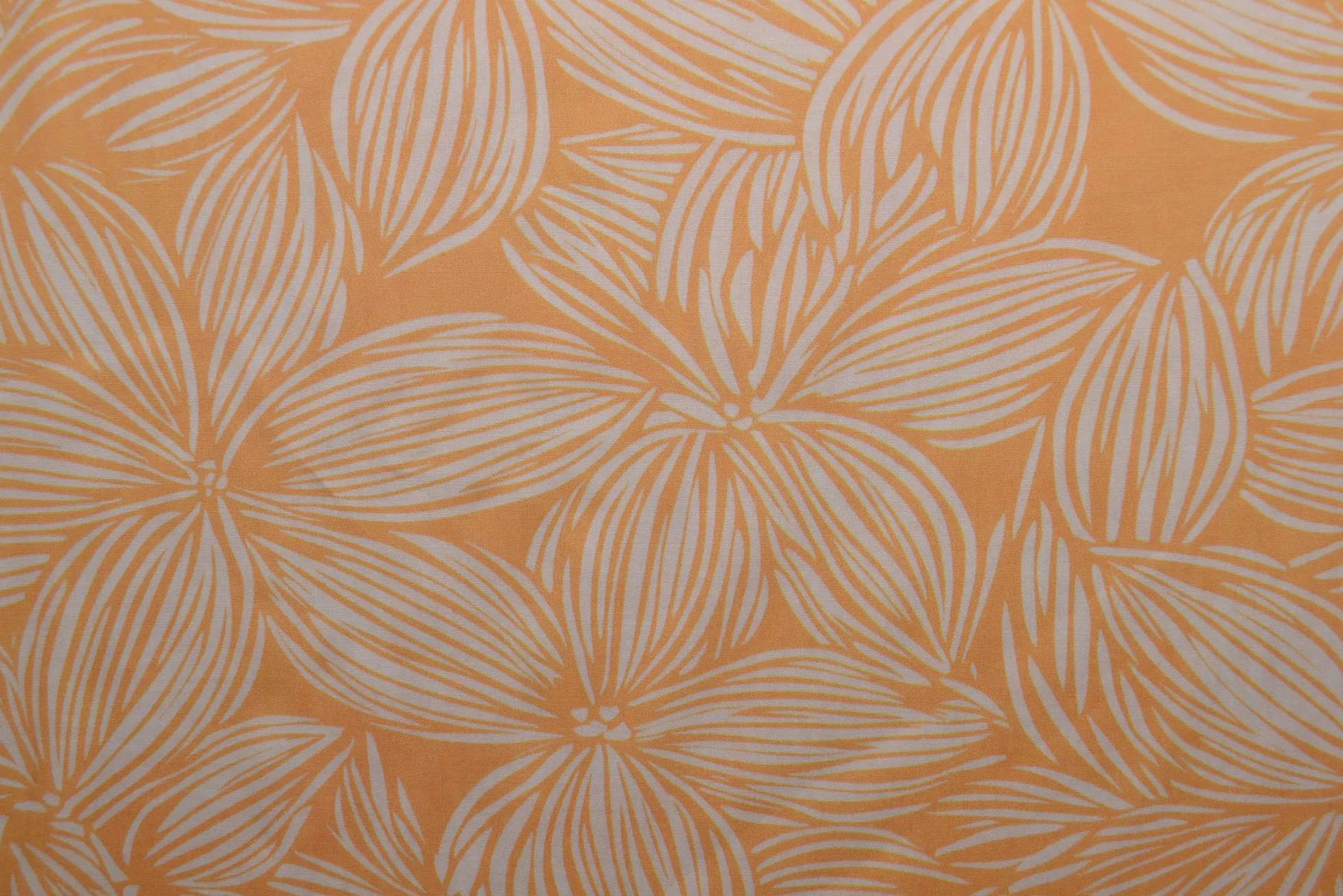 Viscose – Flower drawing ocher
