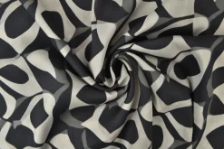 Viscose – Flow shapes grey