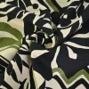 Viscose-katoen twill – Olive noir