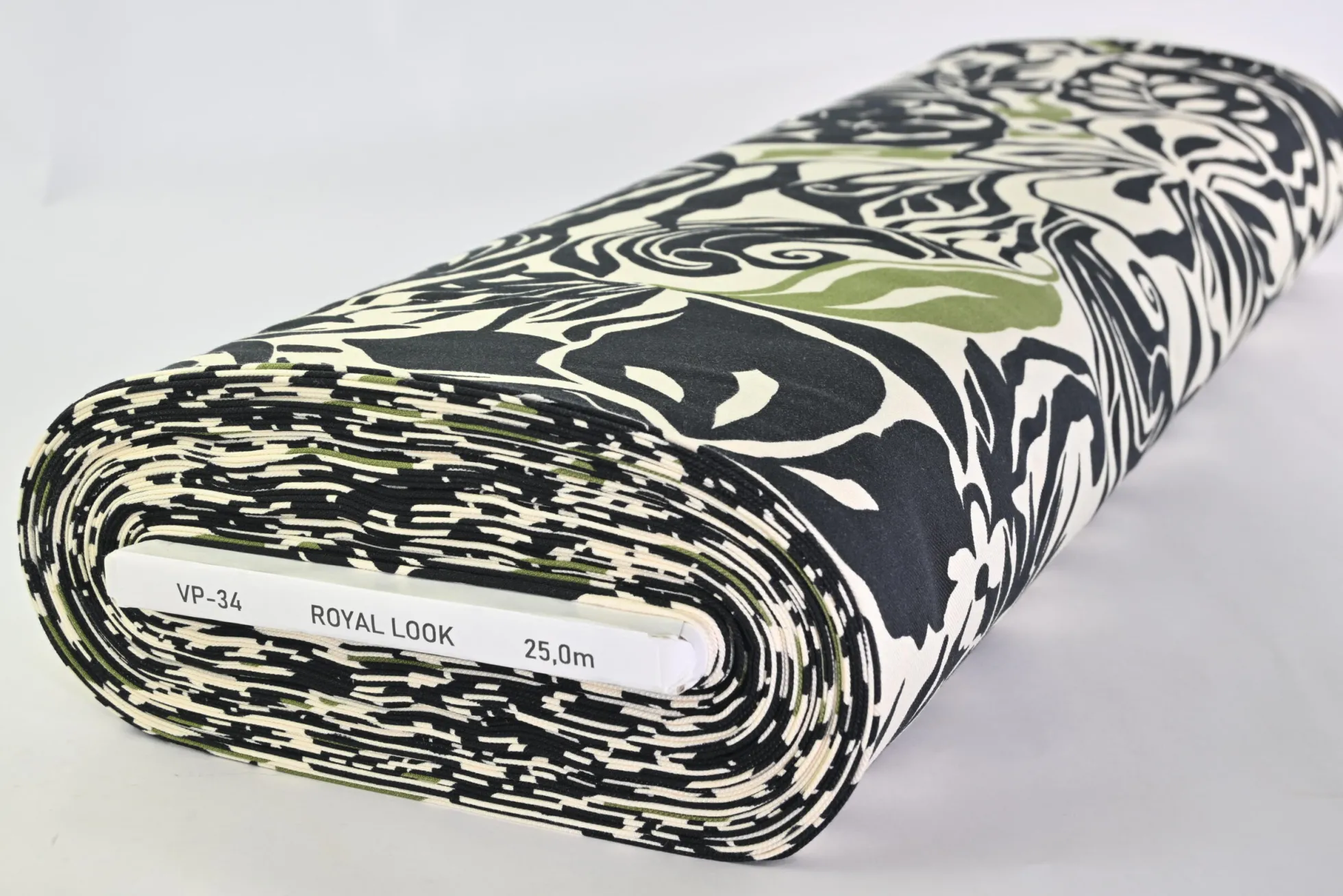 Viscose-katoen twill – Olive noir