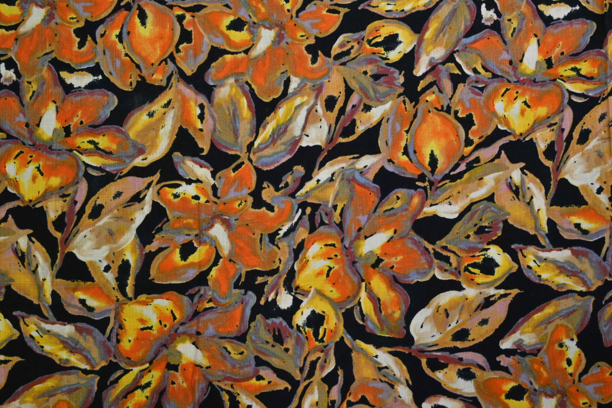 Viscose met stretch – Autumn petals