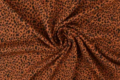 Viscose – Mini leopard copper