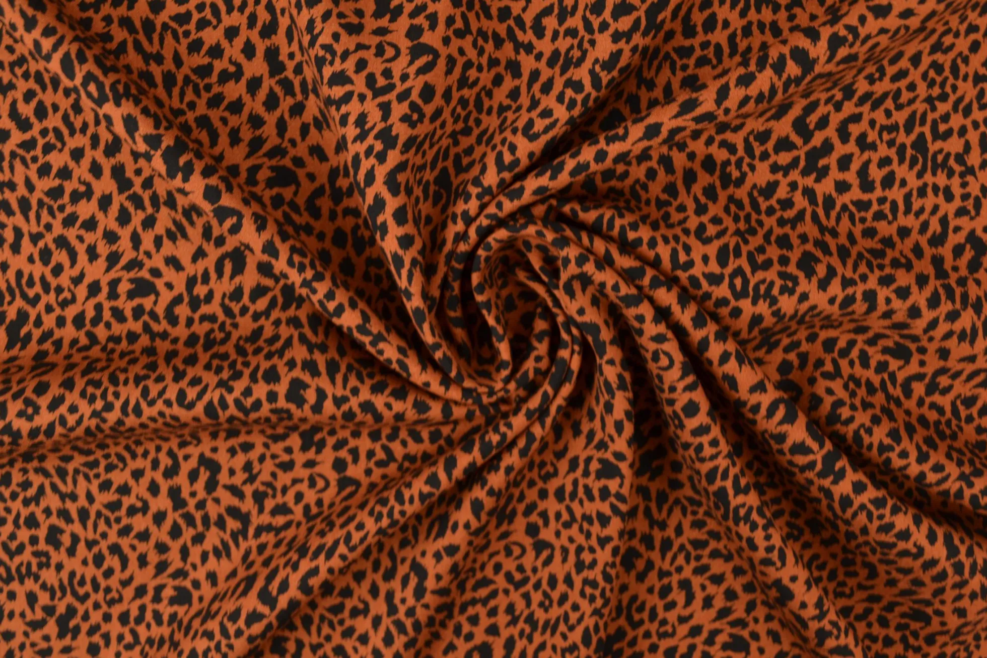 Viscose – Mini leopard copper