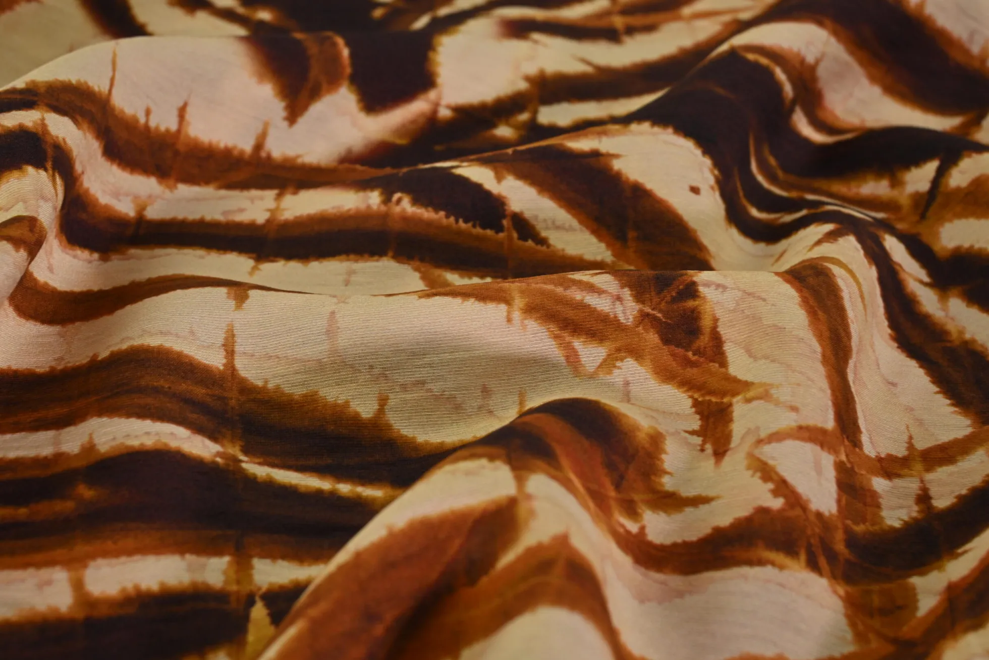 Viscose nylon – Palm brown & beige