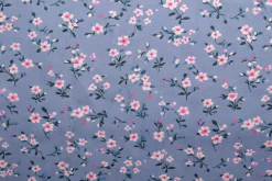 Viscose – Petite blossom old blue
