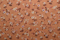 Viscose – Petite blossom terracotta
