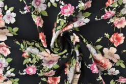 Viscose – Secret roses black