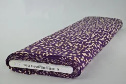 Viscose – Speckled animal purple, creme & brown