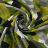 Viscose tricot – Abstract Olive Mosaic
